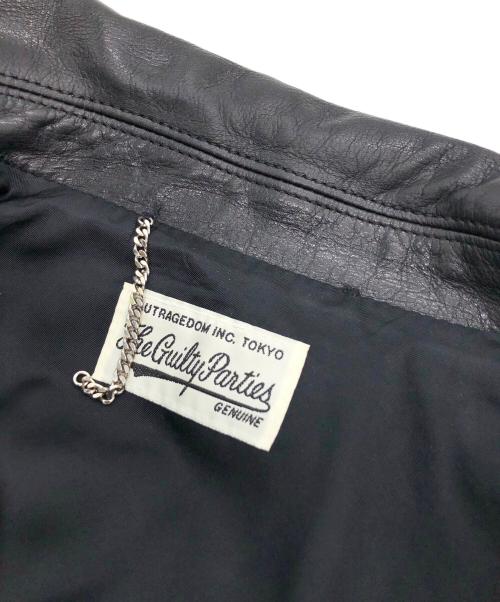 WACKO MARIA（ワコマリア）WACKO MARIA (ワコマリア) レザージャケット ブラック サイズ:Lの古着・服飾アイテム
