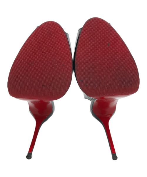 Christian Louboutin（クリスチャン・ルブタン）Christian Louboutin (クリスチャン・ルブタン) オープントゥヒールパンプス レッド サイズ:35.5の古着・服飾アイテム