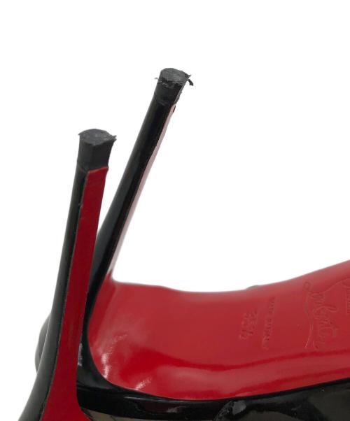 Christian Louboutin（クリスチャン・ルブタン）Christian Louboutin (クリスチャン・ルブタン) オープントゥヒールパンプス レッド サイズ:35.5の古着・服飾アイテム