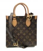 LOUIS VUITTONルイ ヴィトン）の古着「モノグラム サックプラ BB」｜ブラウン