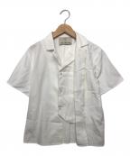 TELOPLANテーロプラン）の古着「オープンカラーシャツ」｜ホワイト