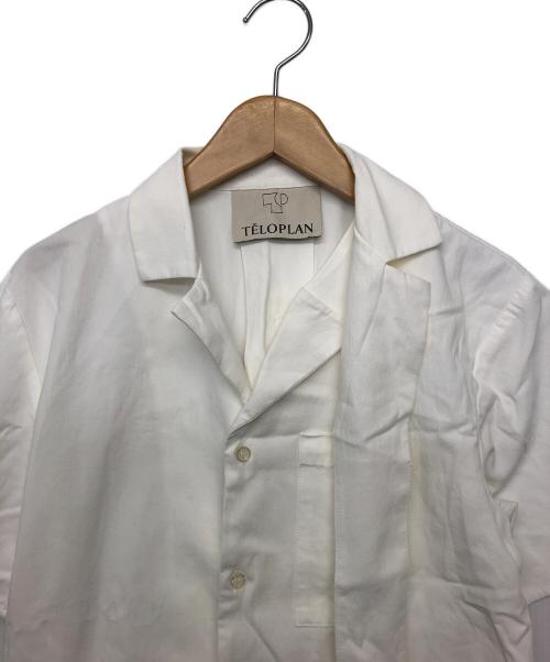 TELOPLAN（テーロプラン）TELOPLAN (テーロプラン) オープンカラーシャツ ホワイト サイズ:FREEの古着・服飾アイテム