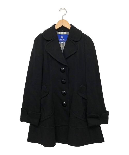 BURBERRY BLUE LABEL（バーバリー ブルー レーベル）BURBERRY BLUE LABEL (バーバリーブルーレーベル) コート ブラック サイズ:38の古着・服飾アイテム