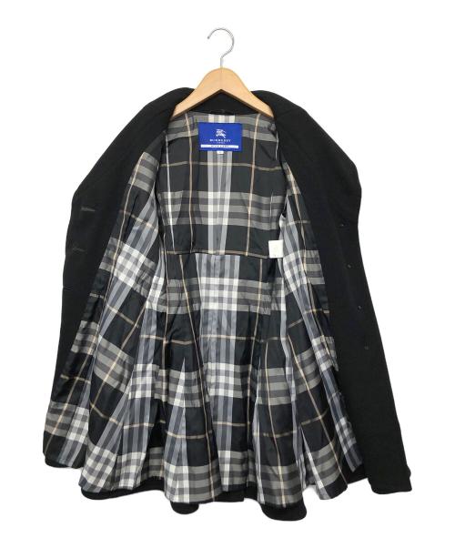 BURBERRY BLUE LABEL（バーバリー ブルー レーベル）BURBERRY BLUE LABEL (バーバリーブルーレーベル) コート ブラック サイズ:38の古着・服飾アイテム