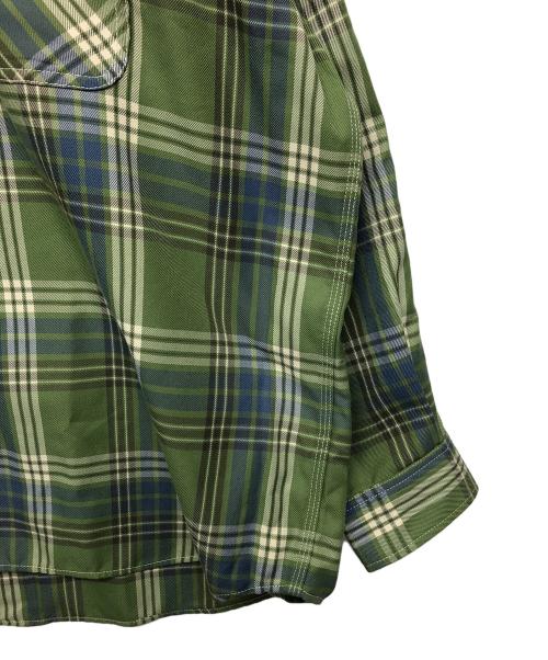 DAIWA PIER39（ダイワ ピア39）DAIWA PIER39 (ダイワ ピア39) TECH ELBOW PATCH WORK SHIRTS FLANNEL グリーン サイズ:XLの古着・服飾アイテム