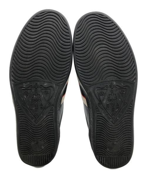 GUCCI（グッチ）GUCCI (グッチ) ローカットスニーカー ブラック サイズ:8 1/2の古着・服飾アイテム