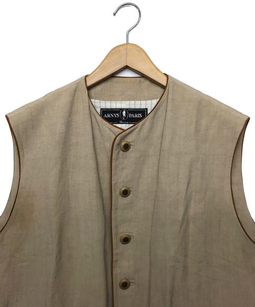 ARNYS（アルニス）ARNYS (アルニス) ベスト ベージュ サイズ:54の古着・服飾アイテム