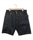 stussyステューシー）の古着「レギュラーフィットデニムショーツ」｜インディゴ