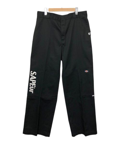 Dickies（ディッキーズ）Dickies (ディッキーズ) SAPEur (サプール) ワークパンツ ブラック サイズ:Lの古着・服飾アイテム