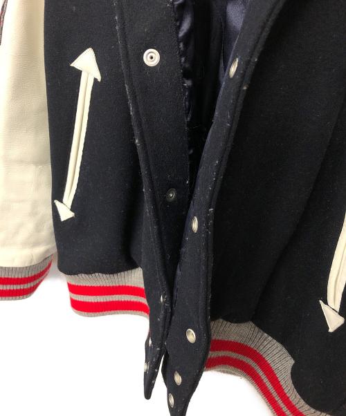 Canterbury（カンタベリー）CANTERBURY (カンタベリー) スタジャン ネイビー×ホワイト サイズ:3Lの古着・服飾アイテム