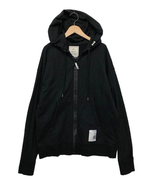 Maison MIHARA YASUHIRO（メゾン ミハラ ヤスヒロ）Maison MIHARA YASUHIRO (メゾン ミハラ ヤスヒロ) エンラージドジップパーカー ブラック サイズ:46の古着・服飾アイテム