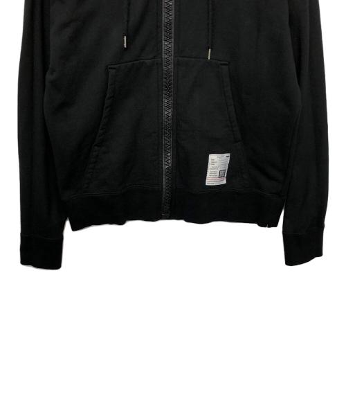 Maison MIHARA YASUHIRO（メゾン ミハラ ヤスヒロ）Maison MIHARA YASUHIRO (メゾン ミハラ ヤスヒロ) エンラージドジップパーカー ブラック サイズ:46の古着・服飾アイテム