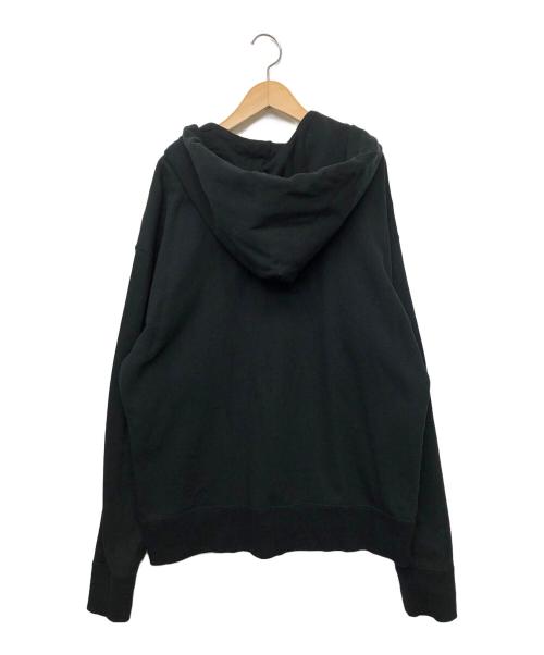 Maison MIHARA YASUHIRO（メゾン ミハラ ヤスヒロ）Maison MIHARA YASUHIRO (メゾン ミハラ ヤスヒロ) エンラージドジップパーカー ブラック サイズ:46の古着・服飾アイテム