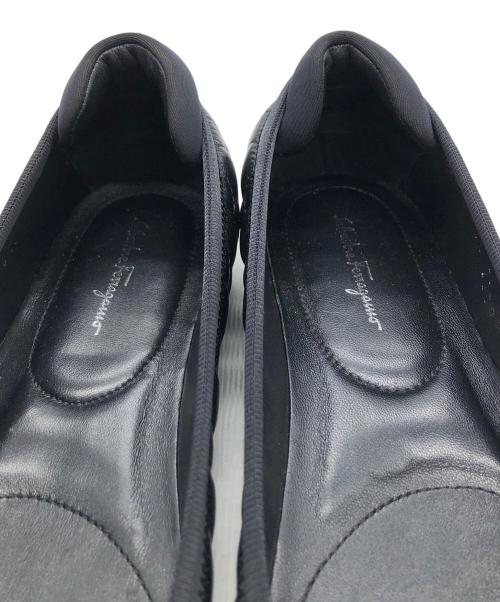Salvatore Ferragamo（サルヴァトーレ フェラガモ）Salvatore Ferragamo (サルヴァトーレ フェラガモ) SL 200509 ブラック サイズ:6 1/2の古着・服飾アイテム
