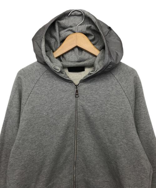 PRADA（プラダ）PRADA (プラダ) ジップパーカー グレー サイズ:Lの古着・服飾アイテム