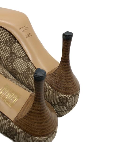 GUCCI（グッチ）GUCCI (グッチ) パンプス ベージュ サイズ:36の古着・服飾アイテム