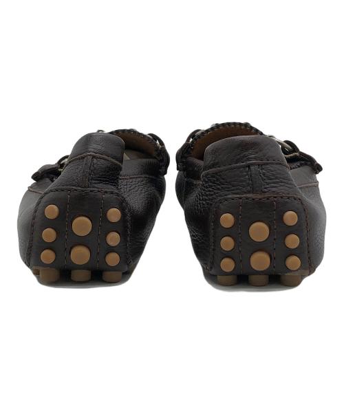 GUCCI（グッチ）GUCCI (グッチ) ドライビングシューズ ブラウン サイズ:6 1/2の古着・服飾アイテム