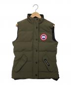 CANADA GOOSEカナダグース）の古着「ダウンベスト」｜オリーブ