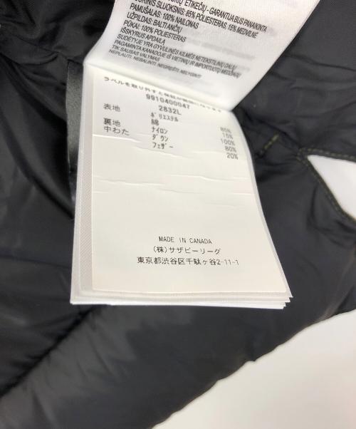 CANADA GOOSE（カナダグース）CANADA GOOSE (カナダグース) ダウンベスト オリーブ サイズ:XSの古着・服飾アイテム