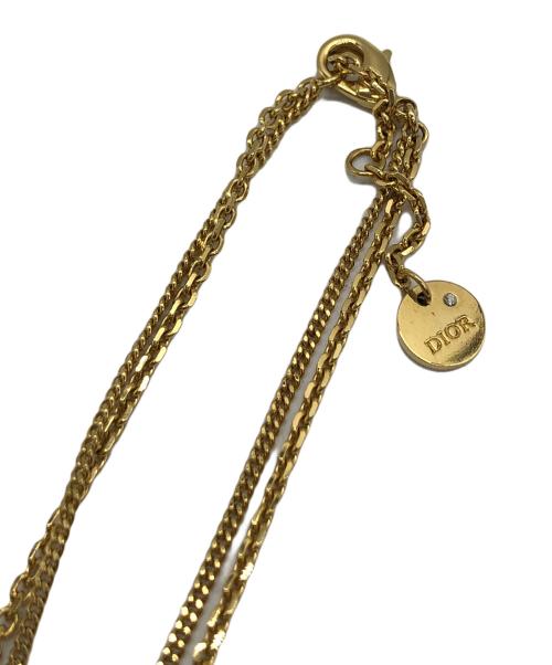 Christian Dior（クリスチャン ディオール）Christian Dior (クリスチャン ディオール) ダブルネックレス ゴールドの古着・服飾アイテム