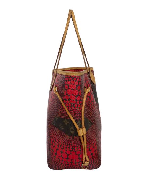 LOUIS VUITTON（ルイ ヴィトン）LOUIS VUITTON (ルイ ヴィトン) モノグラム　ネヴァーフルMM レッド×ブラウンの古着・服飾アイテム