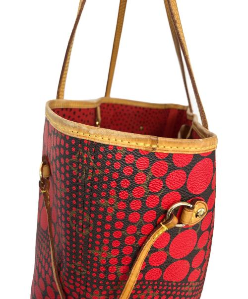 LOUIS VUITTON（ルイ ヴィトン）LOUIS VUITTON (ルイ ヴィトン) モノグラム　ネヴァーフルMM レッド×ブラウンの古着・服飾アイテム