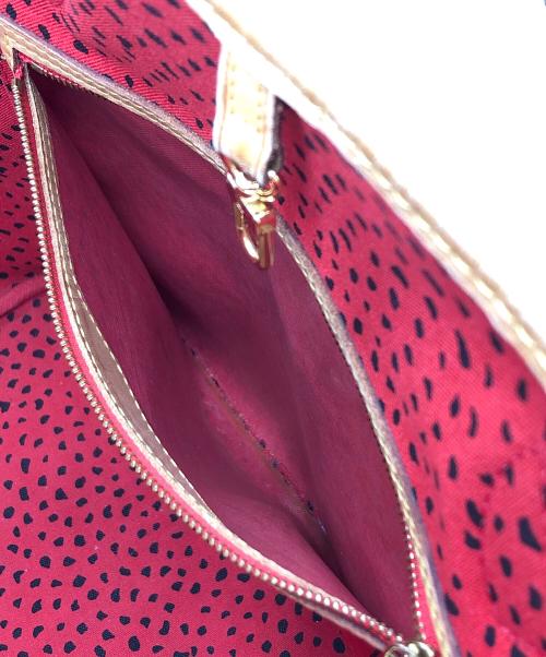 LOUIS VUITTON（ルイ ヴィトン）LOUIS VUITTON (ルイ ヴィトン) モノグラム　ネヴァーフルMM レッド×ブラウンの古着・服飾アイテム