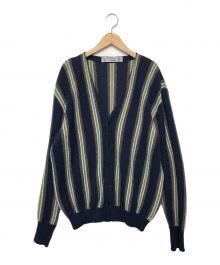 FANNI LEMMERMAYER（ファンニ レママイヤー）の古着「ニットカーディガン」｜ネイビー