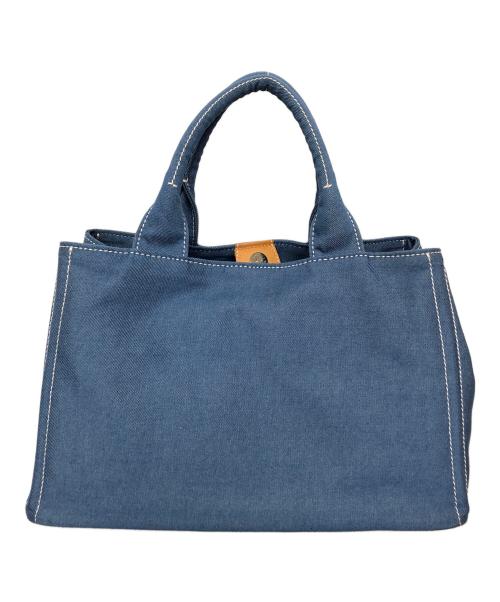 KITAMURA2（キタムラツウ）KITAMURA2 (キタムラツウ) ハンドバッグ ブルーの古着・服飾アイテム