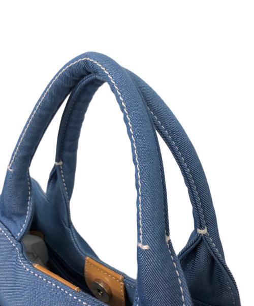 KITAMURA2（キタムラツウ）KITAMURA2 (キタムラツウ) ハンドバッグ ブルーの古着・服飾アイテム