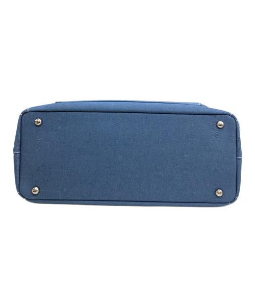 KITAMURA2（キタムラツウ）KITAMURA2 (キタムラツウ) ハンドバッグ ブルーの古着・服飾アイテム