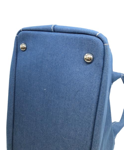 KITAMURA2（キタムラツウ）KITAMURA2 (キタムラツウ) ハンドバッグ ブルーの古着・服飾アイテム