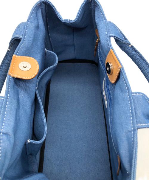 KITAMURA2（キタムラツウ）KITAMURA2 (キタムラツウ) ハンドバッグ ブルーの古着・服飾アイテム