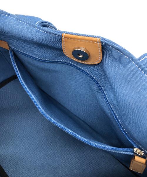 KITAMURA2（キタムラツウ）KITAMURA2 (キタムラツウ) ハンドバッグ ブルーの古着・服飾アイテム