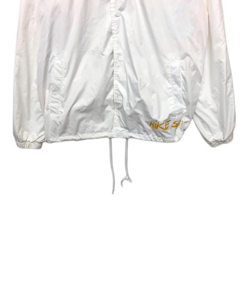 NIKE（ナイキ）NIKE (ナイキ) コーチジャケット ホワイト サイズ:XLの古着・服飾アイテム