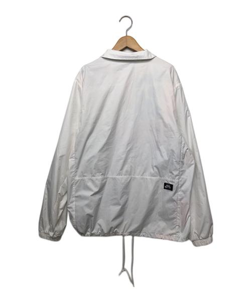 NIKE（ナイキ）NIKE (ナイキ) コーチジャケット ホワイト サイズ:XLの古着・服飾アイテム