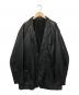 COMOLI（コモリ）の古着「シープスキン 2Bジャケット レザーテーラードジャケット」｜ブラック