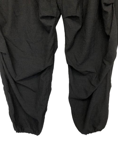 COMOLI（コモリ）COMOLI (コモリ) ウールニータック イージー パンツ ブラック サイズ:3の古着・服飾アイテム