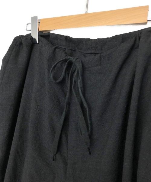 COMOLI（コモリ）COMOLI (コモリ) ウールニータック イージー パンツ ブラック サイズ:3の古着・服飾アイテム