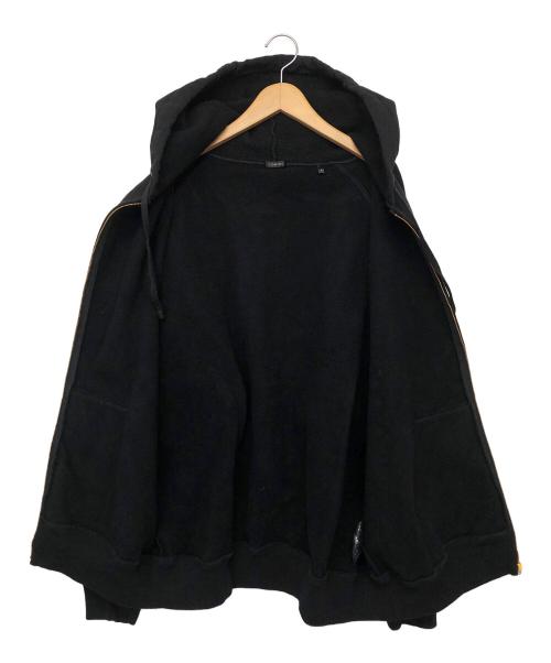 COMOLI（コモリ）COMOLI (コモリ) コットン裏毛 ジップパーカ ブラック サイズ:4の古着・服飾アイテム