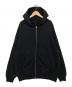 COMOLI（コモリ）の古着「コットン裏毛 ジップパーカ」｜ブラック