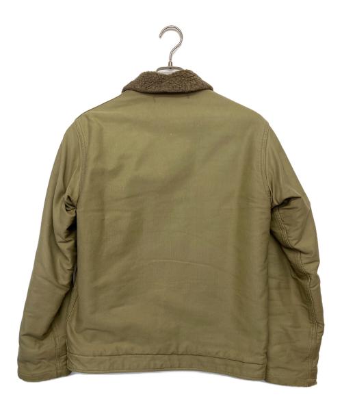 NAVY DEPARTMENT（ネイビーデパートメント）NAVY DEPARTMENT (ネイビーデパートメント) デッキジャケット カーキ サイズ:Mの古着・服飾アイテム