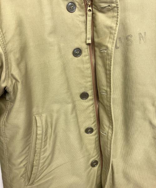 NAVY DEPARTMENT（ネイビーデパートメント）NAVY DEPARTMENT (ネイビーデパートメント) デッキジャケット カーキ サイズ:Mの古着・服飾アイテム