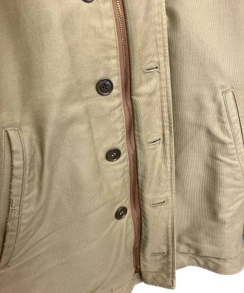 NAVY DEPARTMENT（ネイビーデパートメント）NAVY DEPARTMENT (ネイビーデパートメント) デッキジャケット カーキ サイズ:Mの古着・服飾アイテム