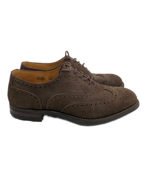 SCOTCH GRAIN（スコッチグレイン）SCOTCH GRAIN (スコッチグレイン) ウィングチップシューズ ブラウン サイズ:24　1/2の古着・服飾アイテム