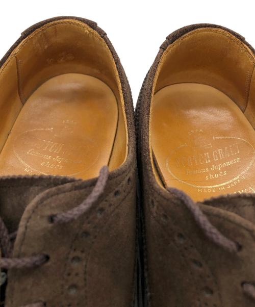 SCOTCH GRAIN（スコッチグレイン）SCOTCH GRAIN (スコッチグレイン) ウィングチップシューズ ブラウン サイズ:24　1/2の古着・服飾アイテム