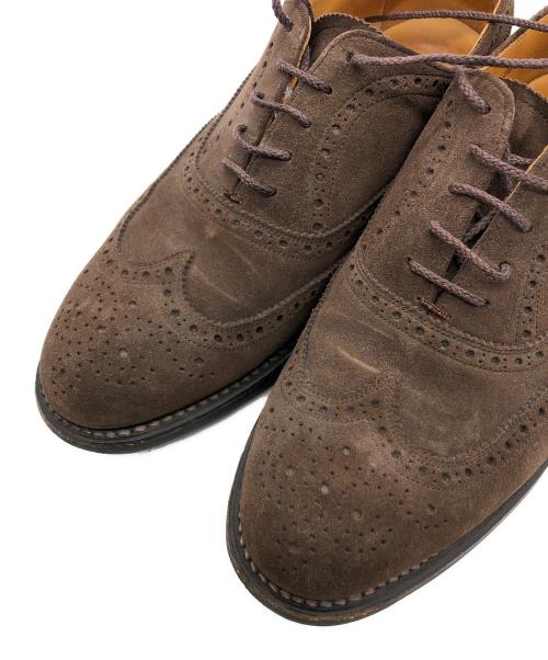 SCOTCH GRAIN（スコッチグレイン）SCOTCH GRAIN (スコッチグレイン) ウィングチップシューズ ブラウン サイズ:24　1/2の古着・服飾アイテム