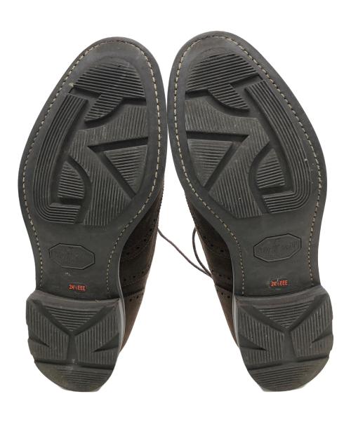 SCOTCH GRAIN（スコッチグレイン）SCOTCH GRAIN (スコッチグレイン) ウィングチップシューズ ブラウン サイズ:24　1/2の古着・服飾アイテム