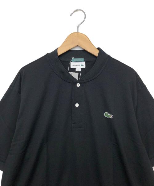LACOSTE（ラコステ）LACOSTE (ラコステ) ヘンリネックカットソー ブラック サイズ:005 未使用品の古着・服飾アイテム