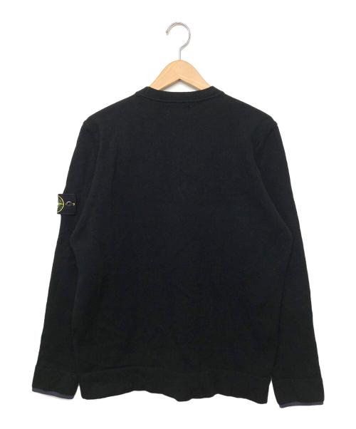 STONE ISLAND（ストーンアイランド）STONE ISLAND (ストーンアイランド) クルーネックニット ブラック サイズ:XLの古着・服飾アイテム